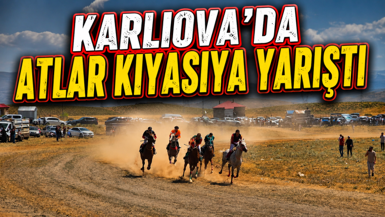 Karlıova’da Atlar Kıyasıya Yarıştı