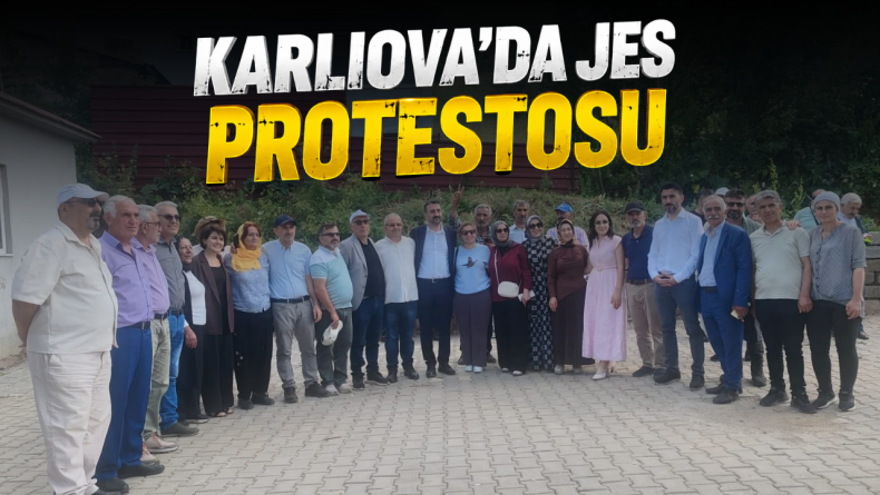 Karlıova’da JES Protestosu