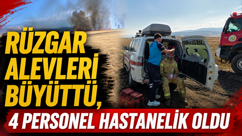 Müdahale Sürerken 4 Personel Hastanelik Oldu