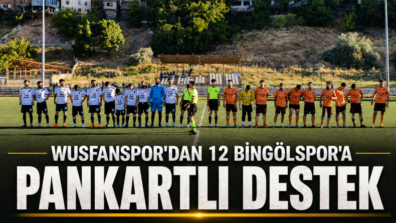 Wusfanspor’dan 12 Bingölspor’a Pankartlı Destek