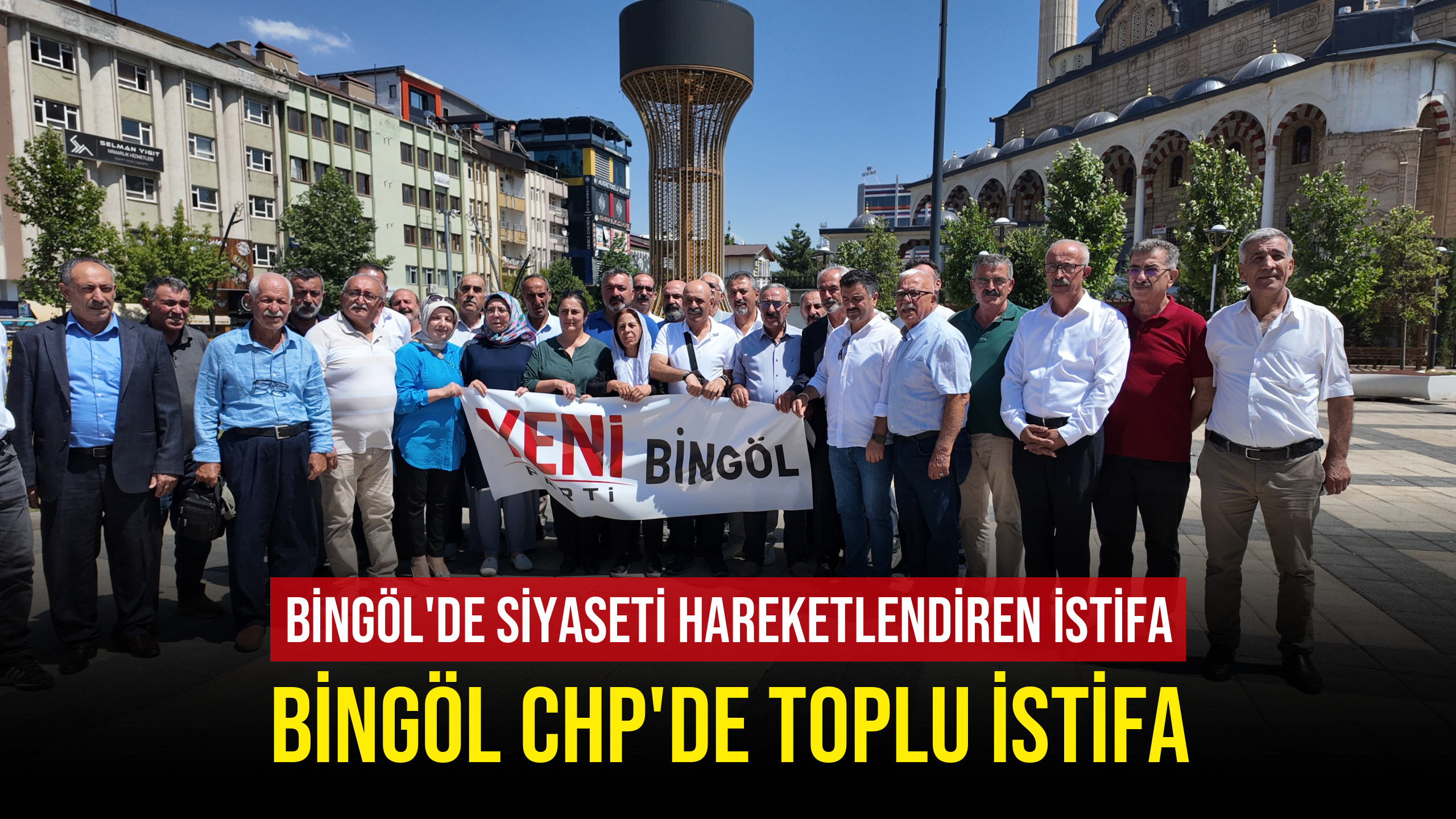 Bingöl’de CHP’den Toplu İstifa