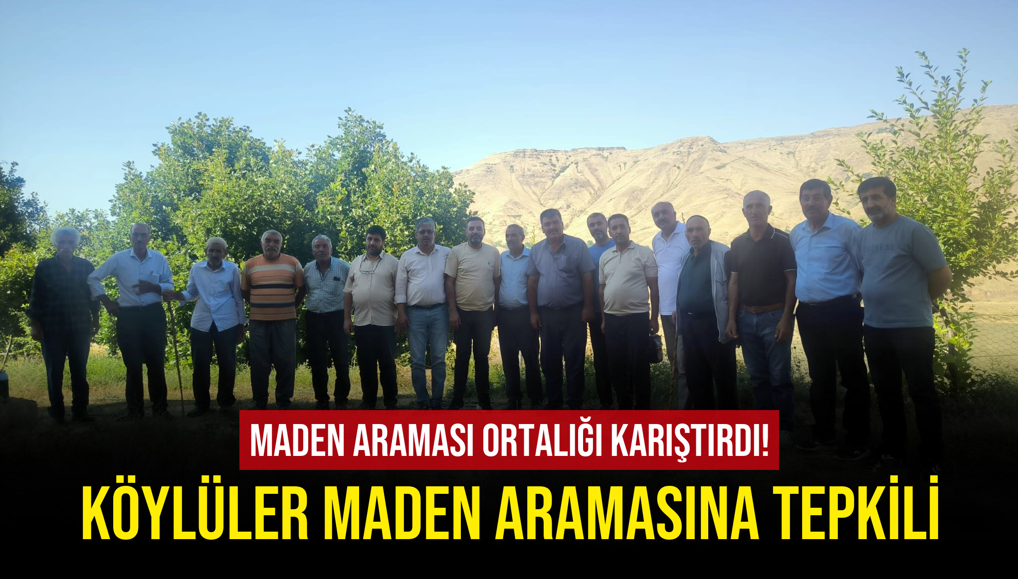 Köylülerden Maden Tepkisi: ‘Doğamıza Dokunmayın’