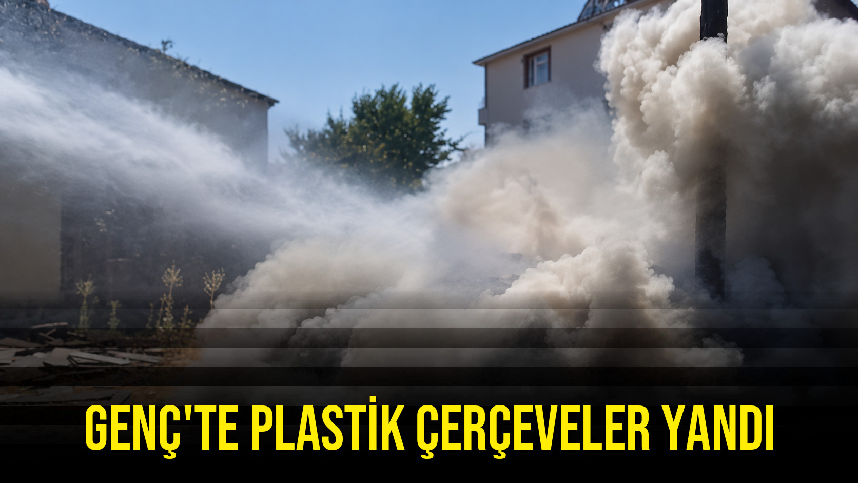 Bingöl’de Alevler Yapılara Sıçramadan Söndürüldü