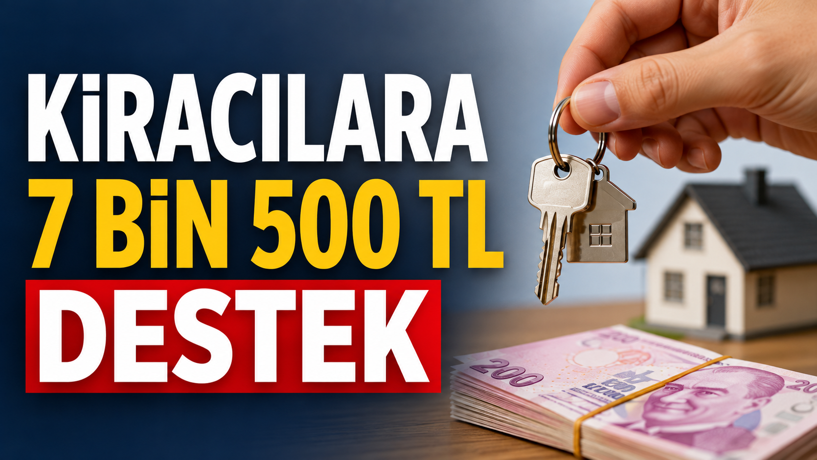 İhtiyaç Sahibi Kiracılara Aylık 7 Bin 500 TL’ye Varan Kira Desteği