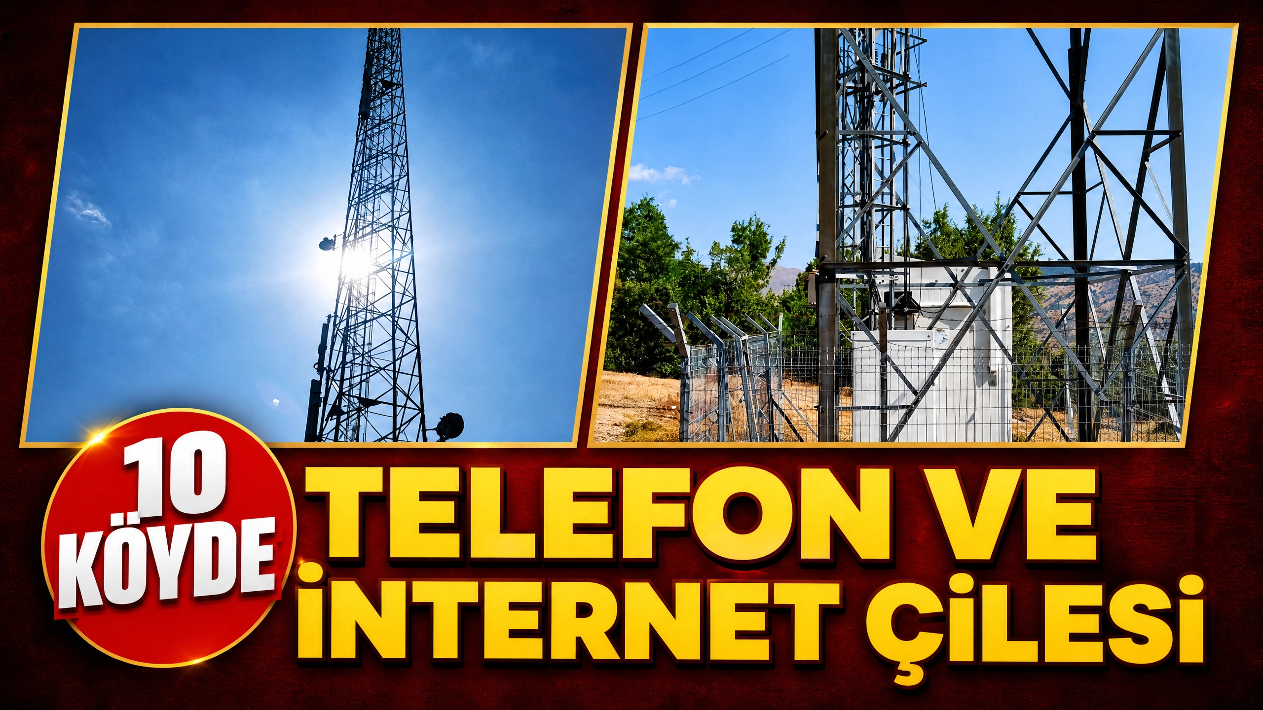 10 Köyde Telefon ve İnternet Çilesi