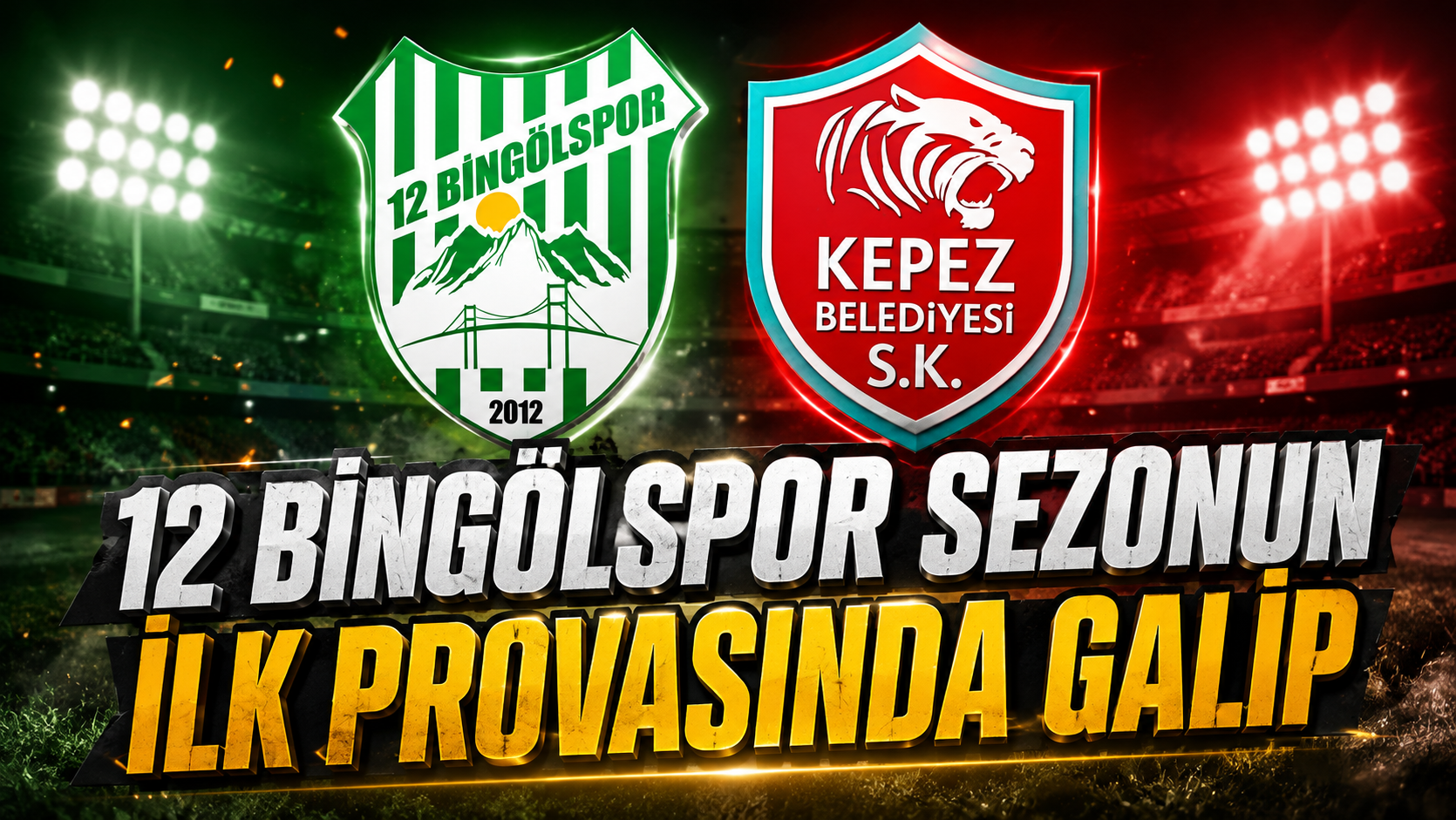 12 Bingölspor Sezonun İlk Provasında Galip