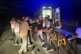 Bingöl-Sancak yolunda otomobil devrildi: 1 yaralı