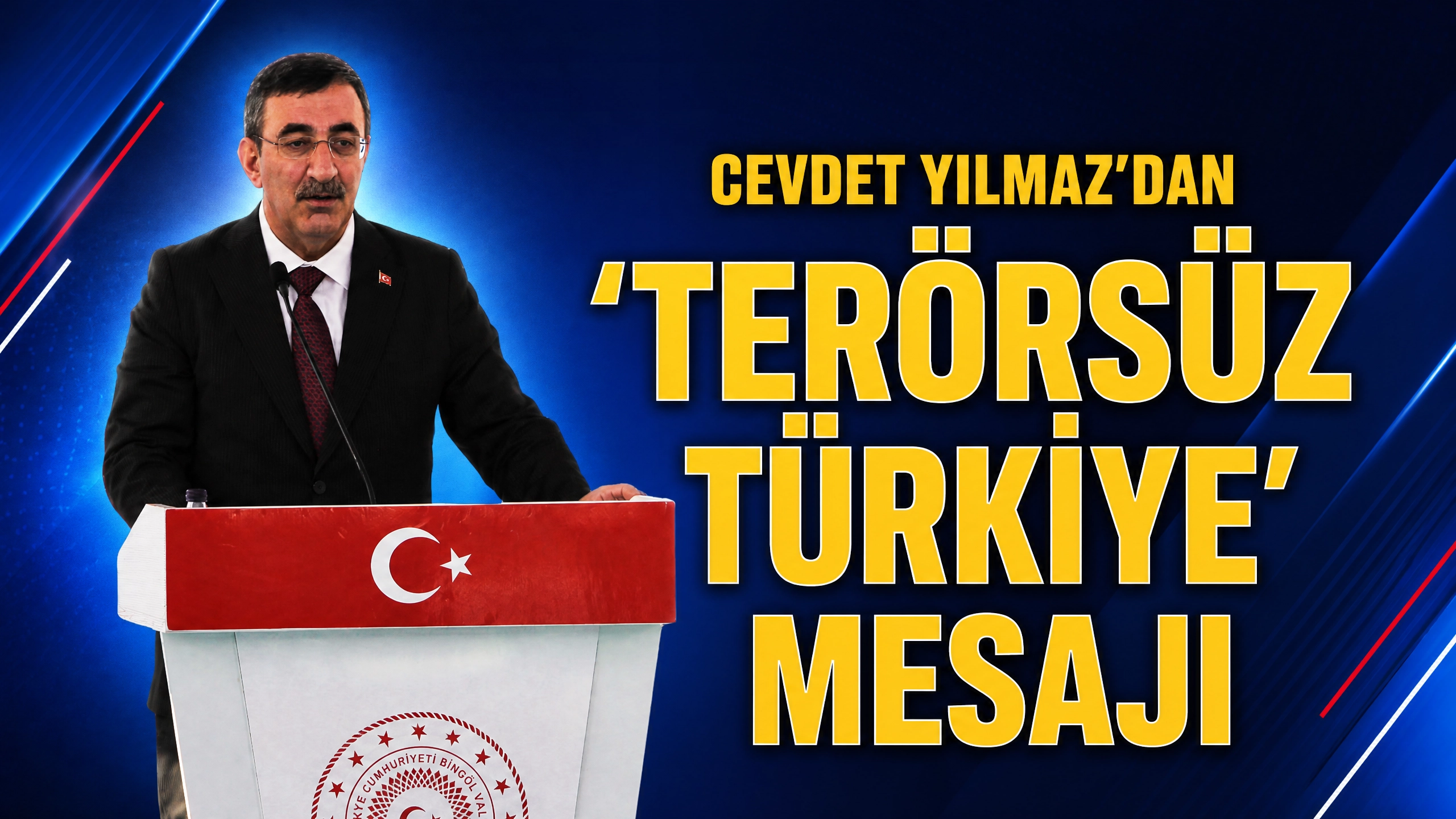 Bingöl’de Asfalt Plenti Açıldı, Cevdet Yılmaz’dan ‘Terörsüz Türkiye’ Mesajı