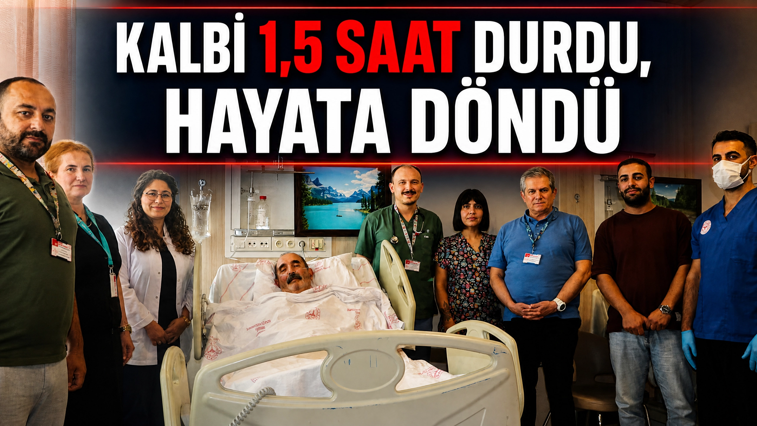 Kalbi 1,5 Saat Durdu, Hayata Döndü