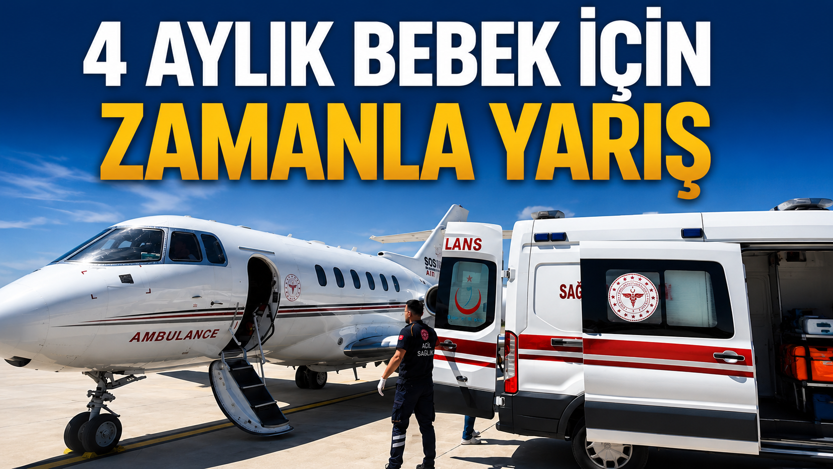 Bingöl’de 4 Aylık Bebek İçin Zamanla Yarış
