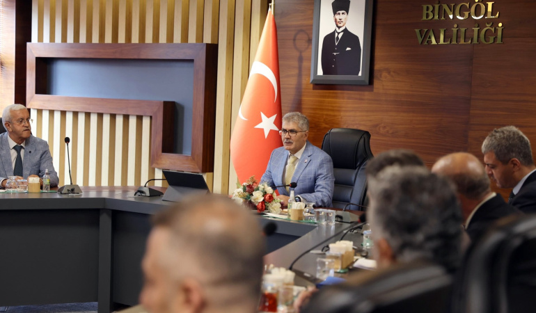Bingöl’de Yatırım Ve Projeler Ele Alındı