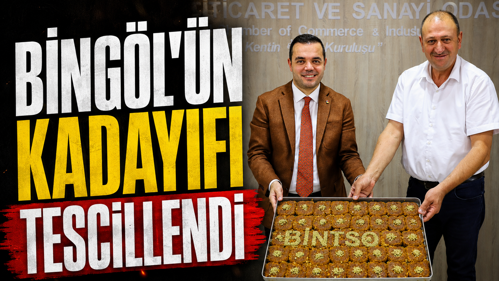 Bingöl’ün Kadayıfı Tescillendi