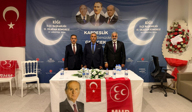 MHP Kiğı İlçe Teşkilatında Güven Tazeledi