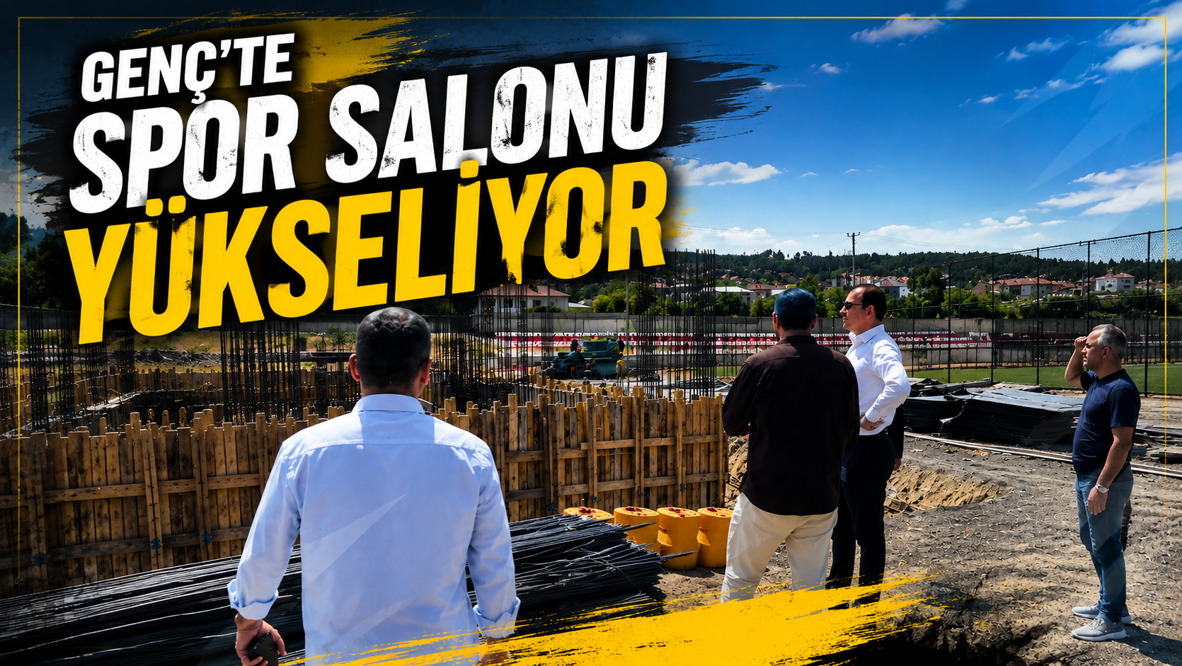 Genç’te Spor Salonu Yükseliyor