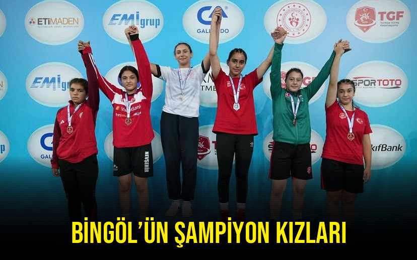 Bingöllü Kadın Güreşçilerden Türkiye Şampiyonası’nda Büyük Başarı
