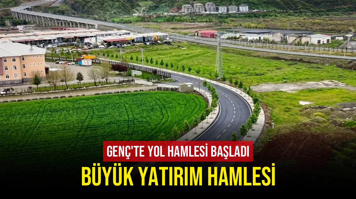 Genç’te Yılların Ulaşım Ve Altyapı Sorununa Kalıcı Çözüm