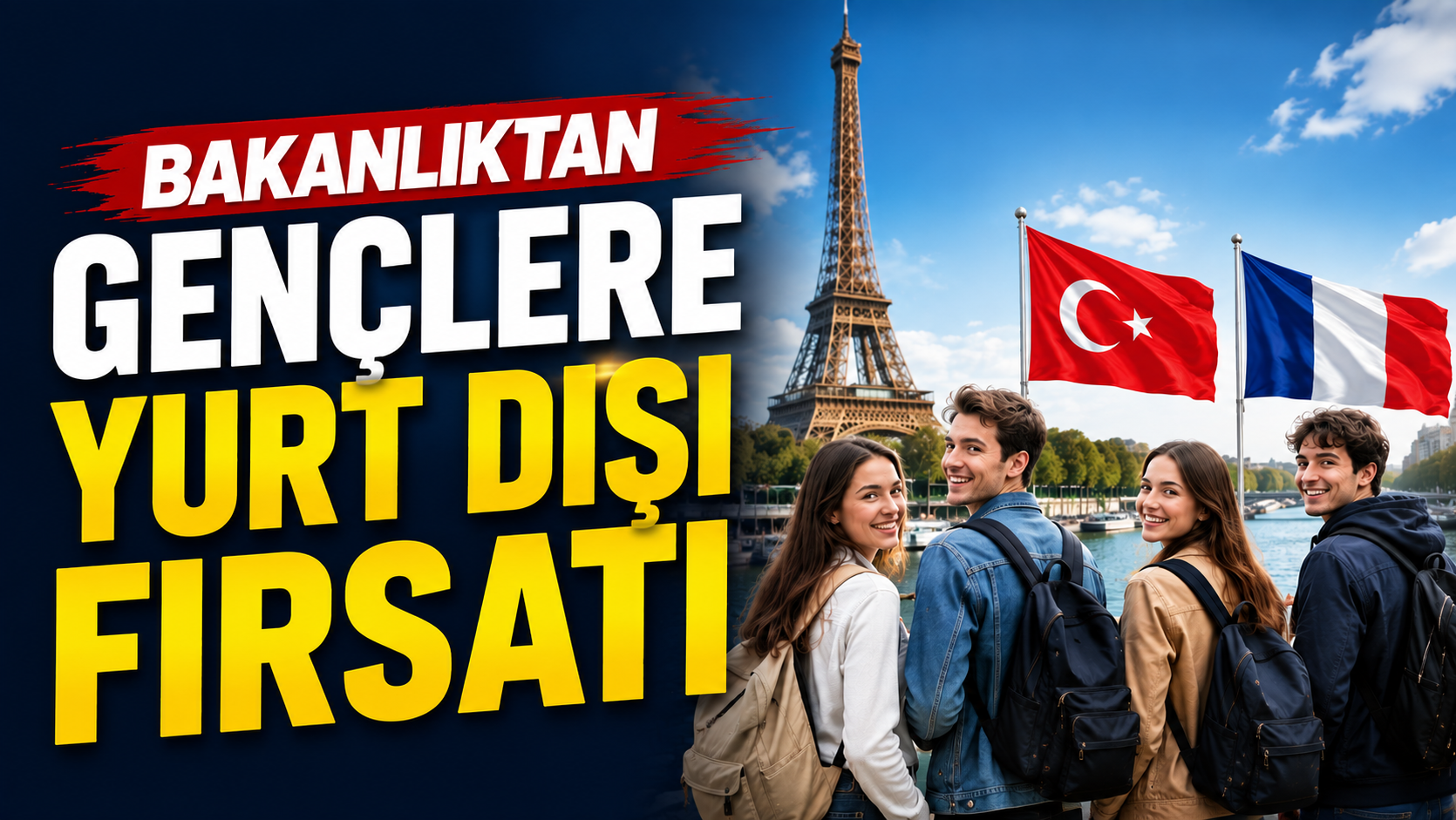 Türkiye–Fransa Gençlik Değişim Programı Başvuruları Başladı