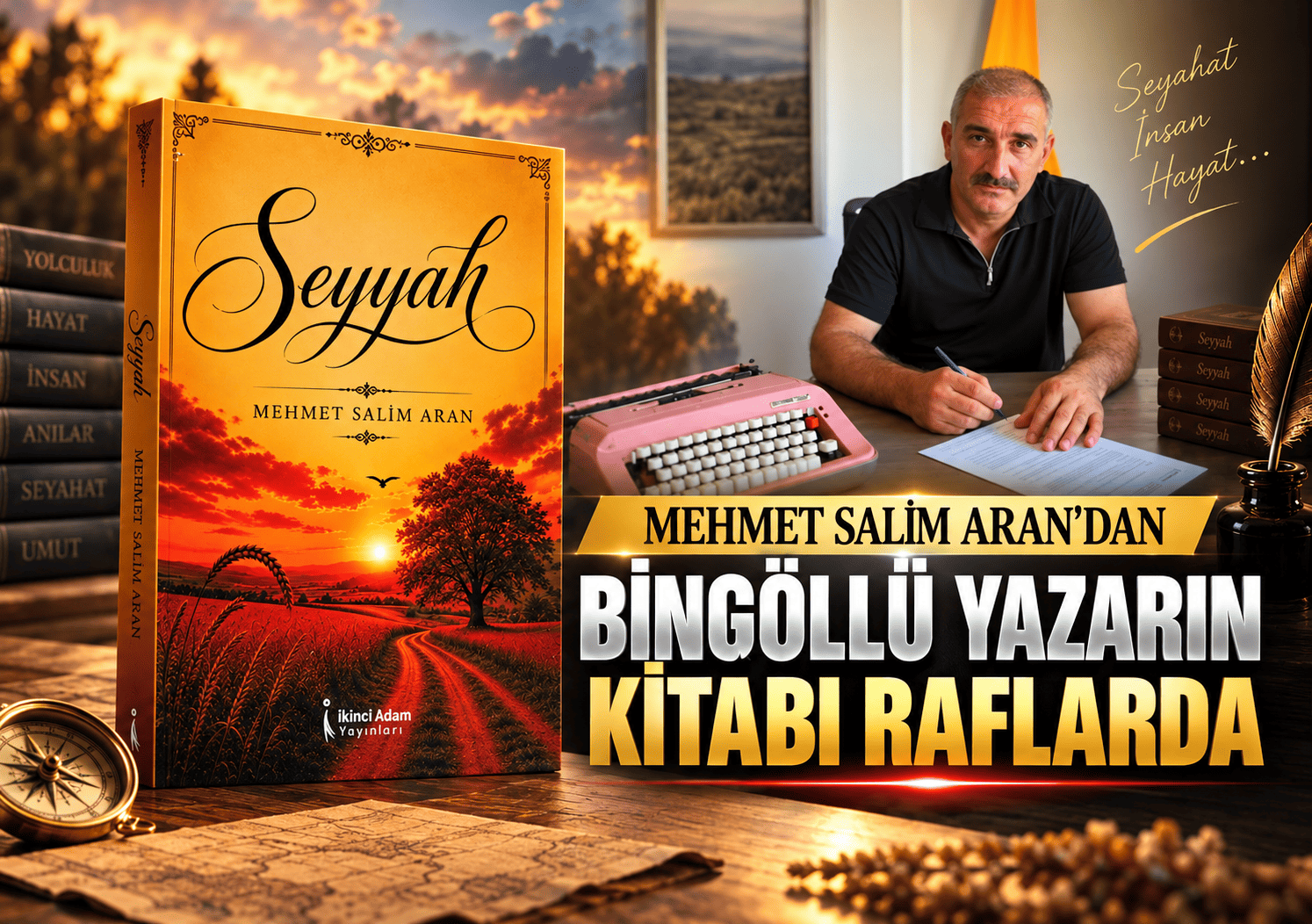 Bingöllü Yazarın Kitabı Raflarda