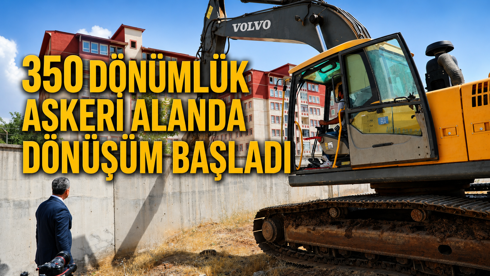 Bingöl’de 350 Dönümlük Askeri Alanda Dönüşüm Başladı