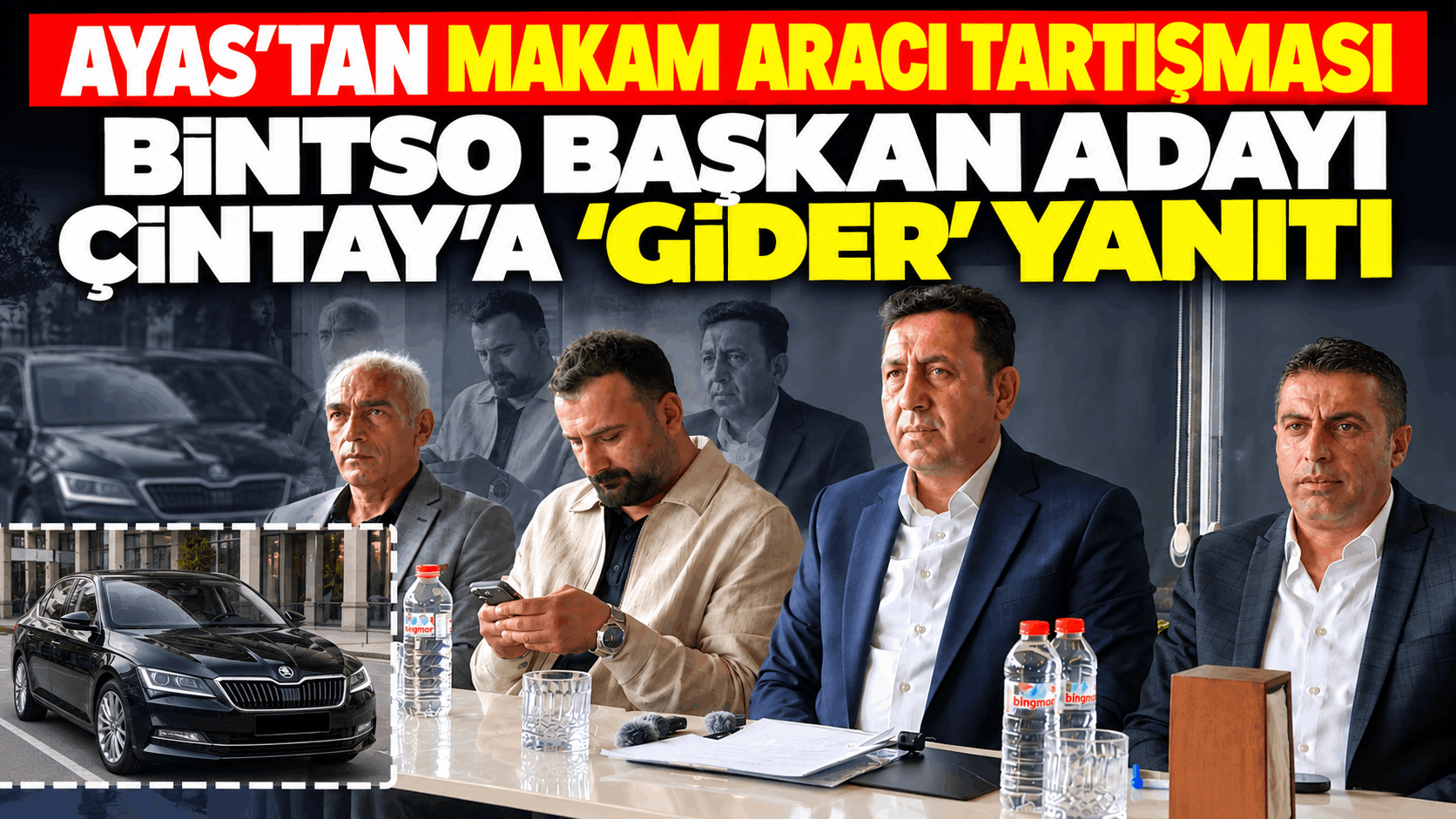 BİNTSO’da Makam Aracı Tartışması