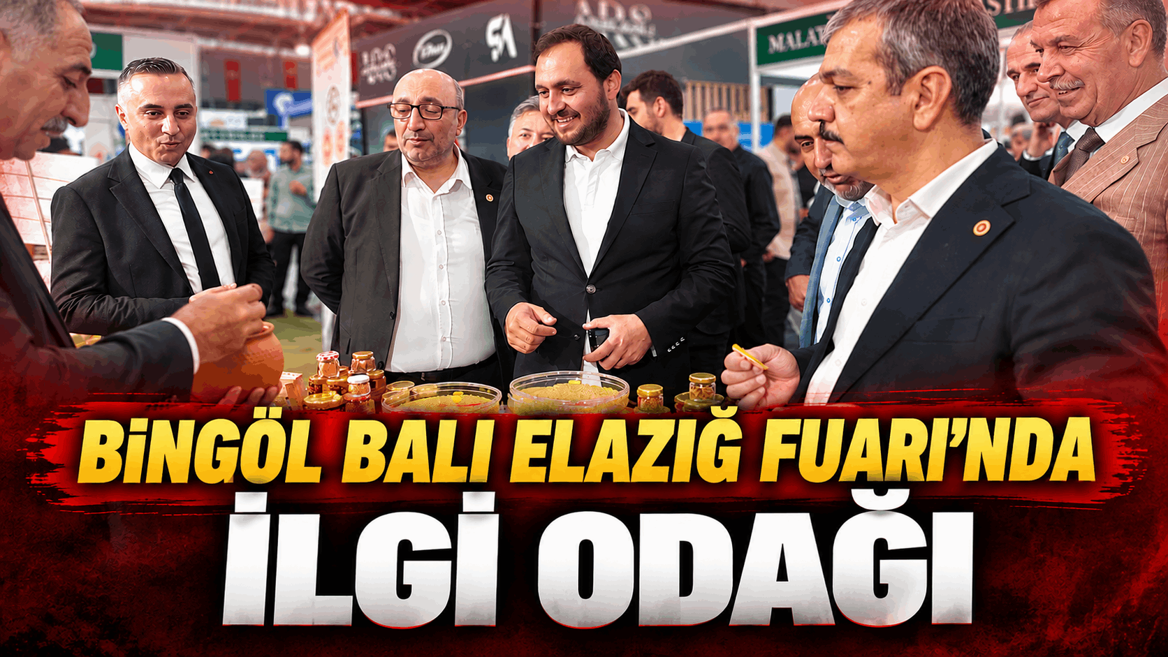 Bingöl Balı Elazığ Fuarı’nda İlgi Odağı