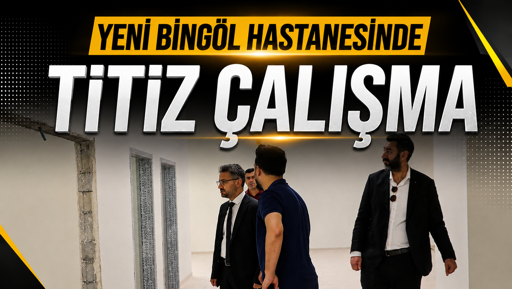 Bingöl Devlet Hastanesi’nde Çalışmalar Hızla İlerliyor
