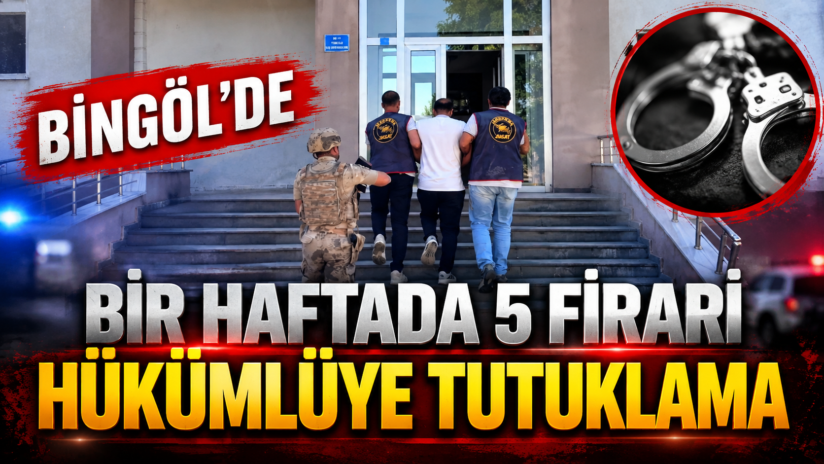 Bingöl’de 5 Aranan Şahıs Yakalandı