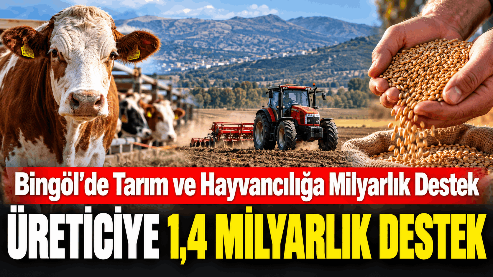 Bingöl’e Milyarlık Tarım Yatırımı