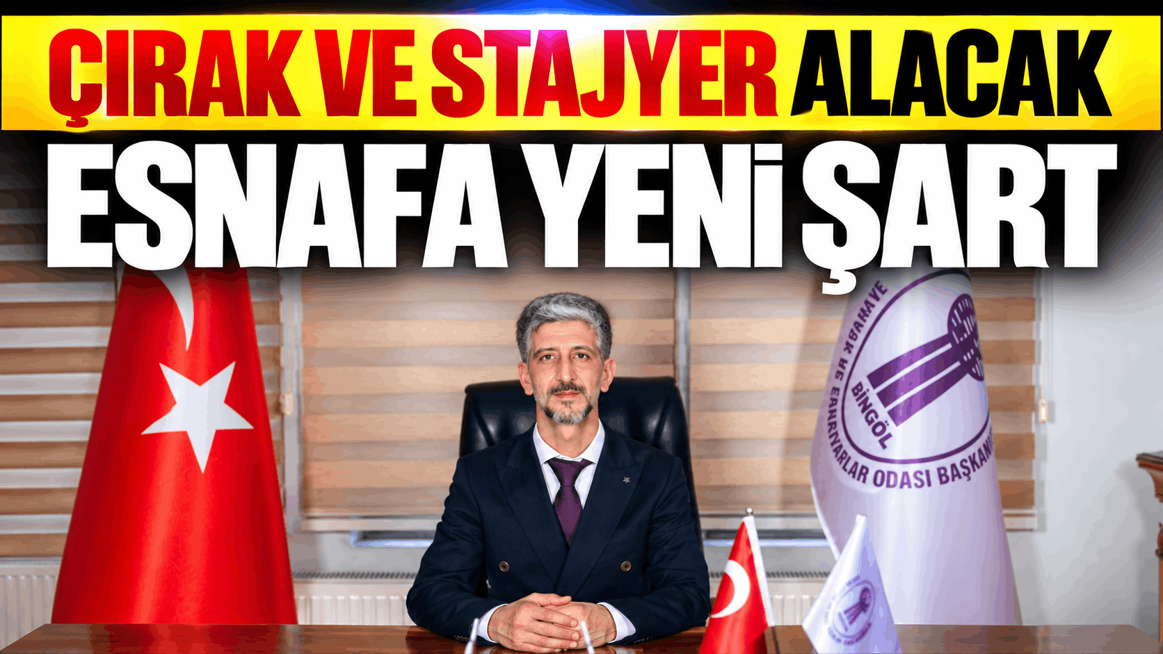 Çırak ve Stajyer Alacak Esnafa Yeni Şart