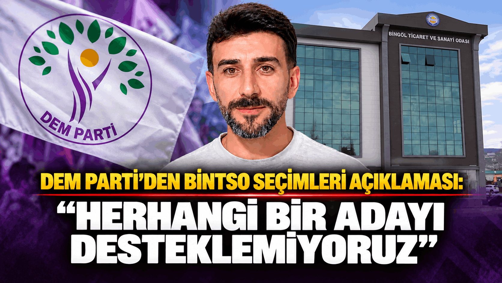 DEM Parti: BİNTSO Seçimlerinde Taraf Değiliz