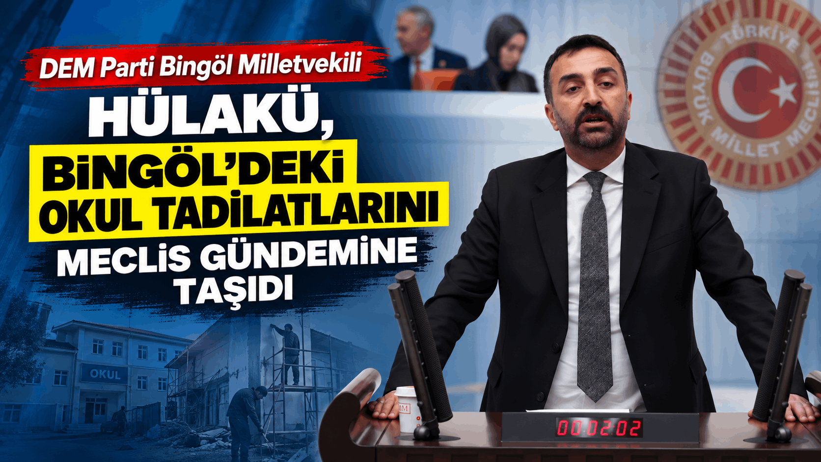 Bingöl’de Okul Tadilatı Meclis Gündeminde