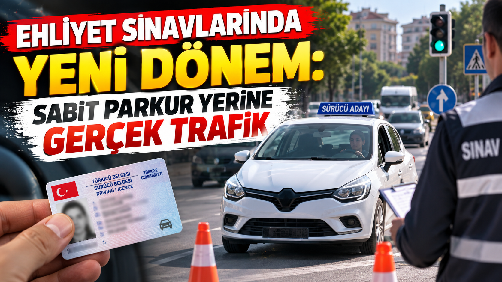 Ehliyet Sınavında Yeni Dönem!