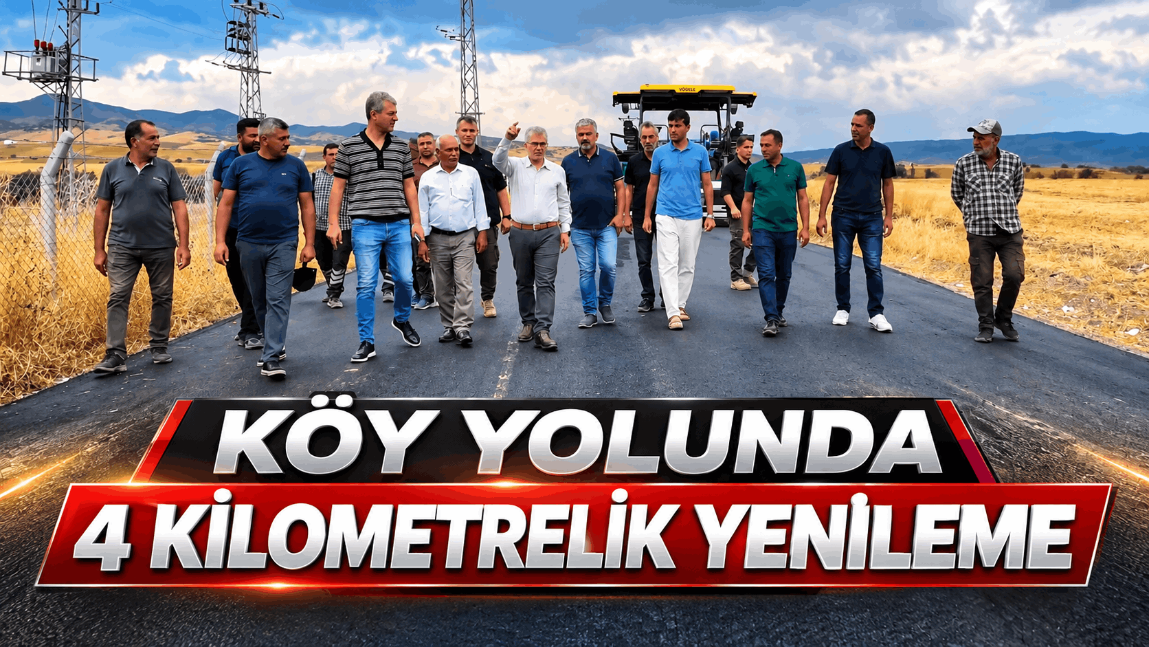 Garip Köyü’nün Yolu Baştan Sona Asfaltlandı