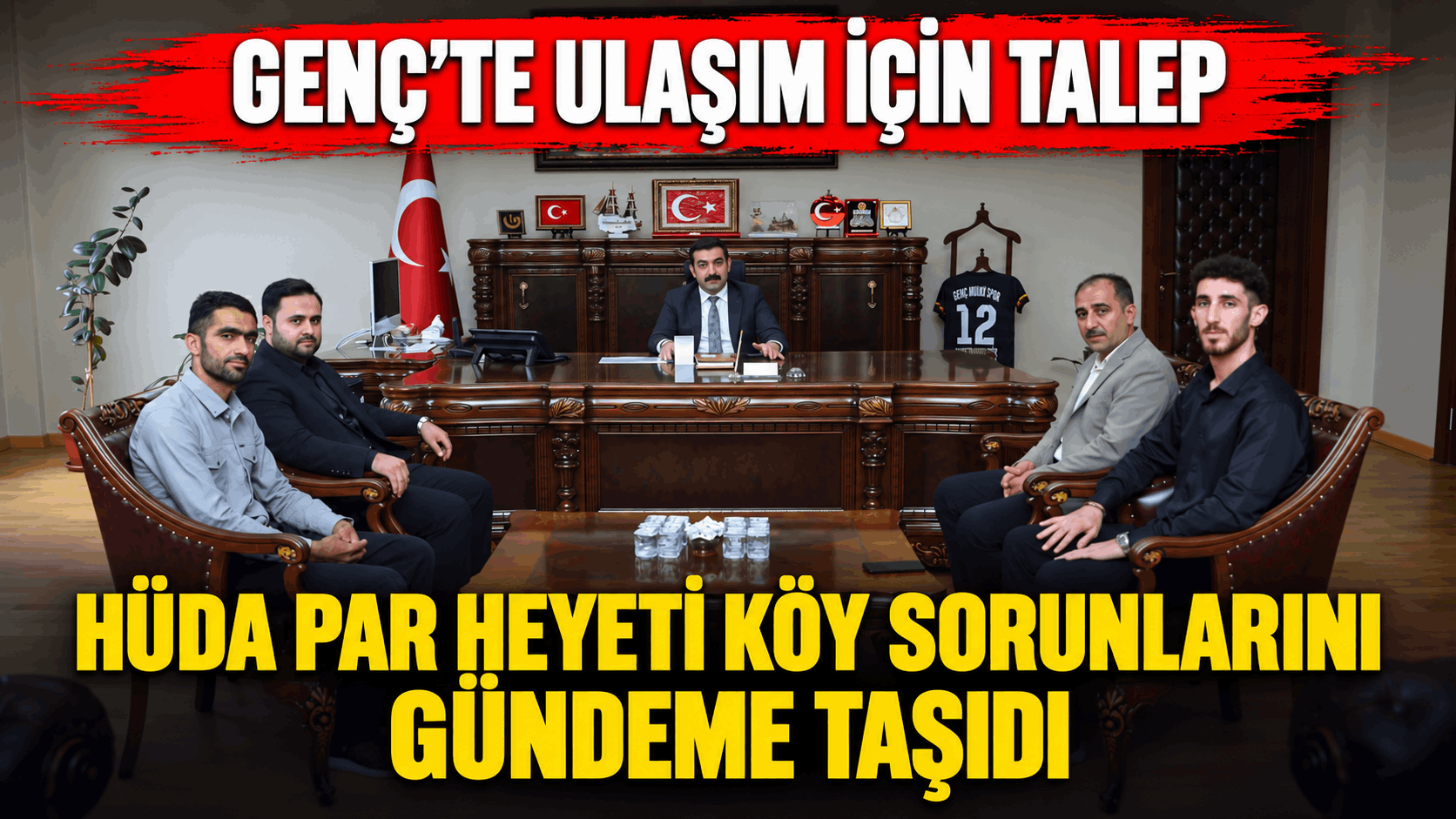 HÜDA PAR heyeti köy sorunlarını gündeme taşıdı