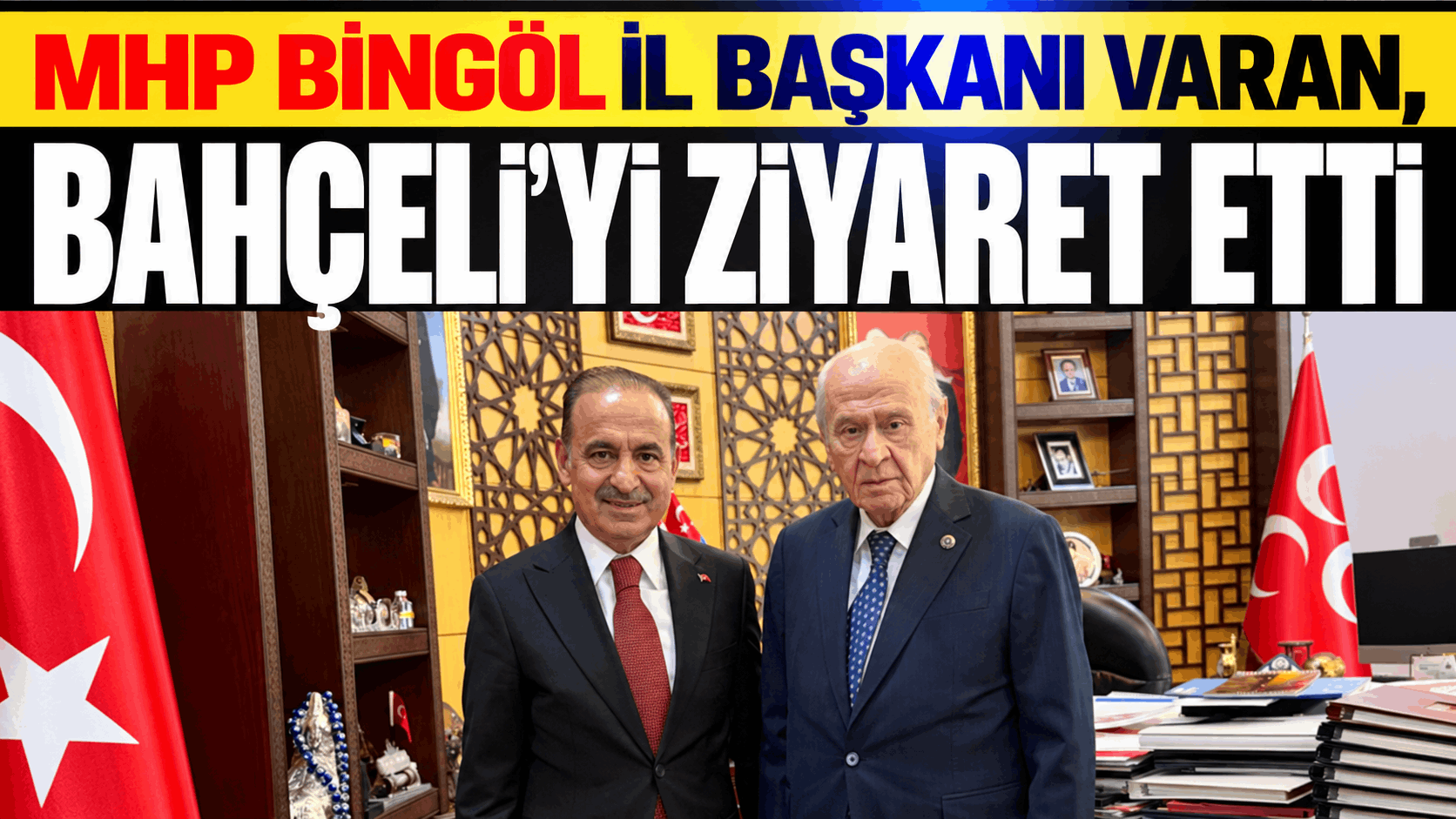 MHP Bingöl’den Bahçeli’ye ziyaret
