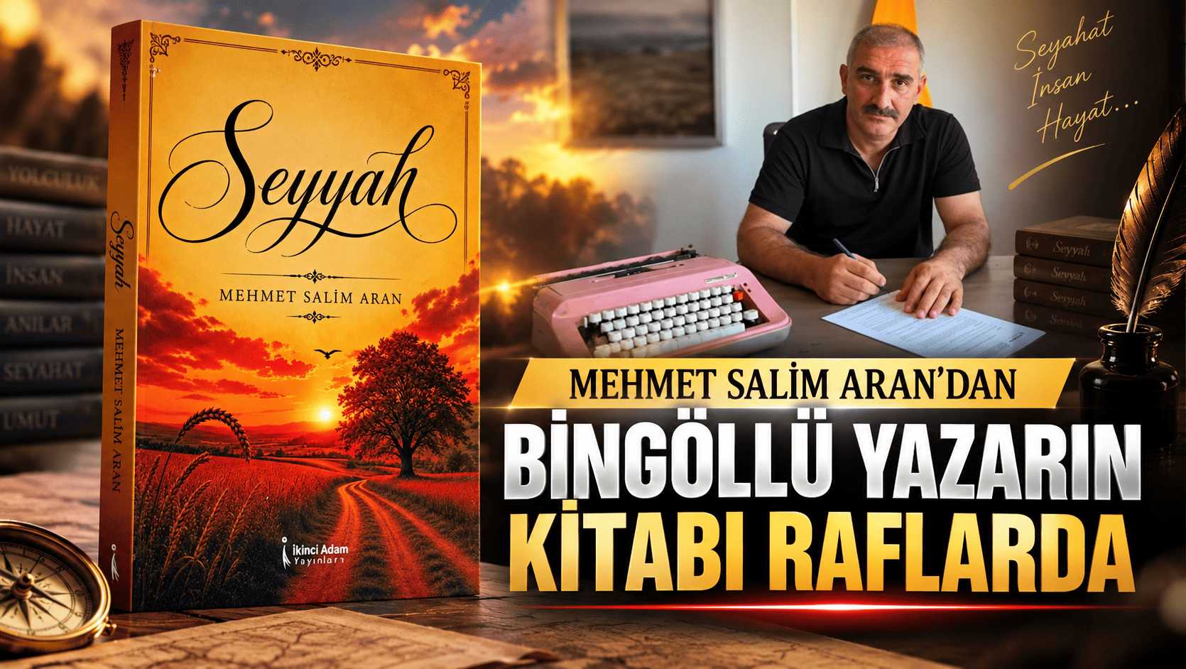 Bingöllü Yazarın Kitabı Raflarda
