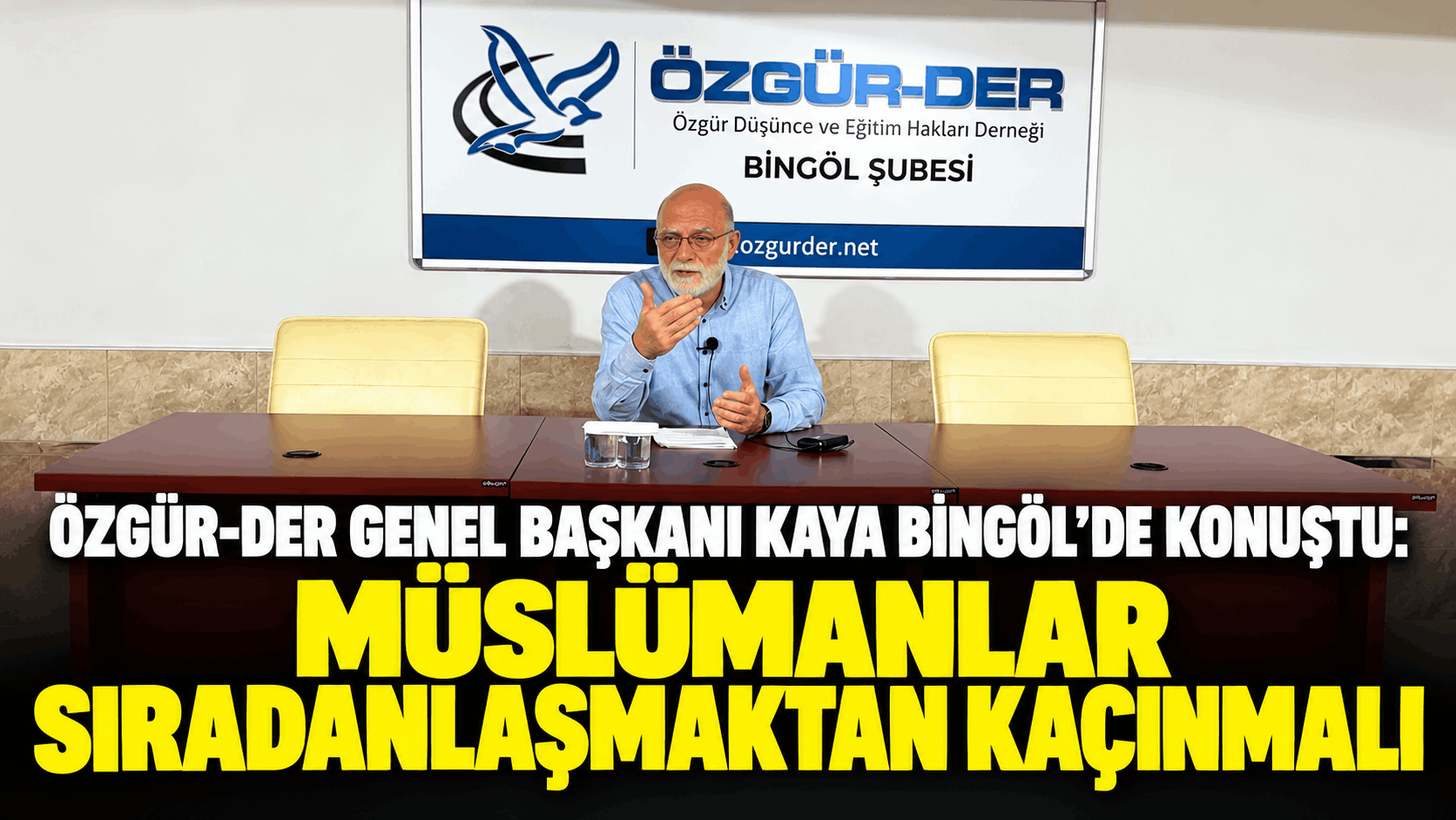 Özgür-Der’den Bingöl’de Dikkat Çeken Seminer