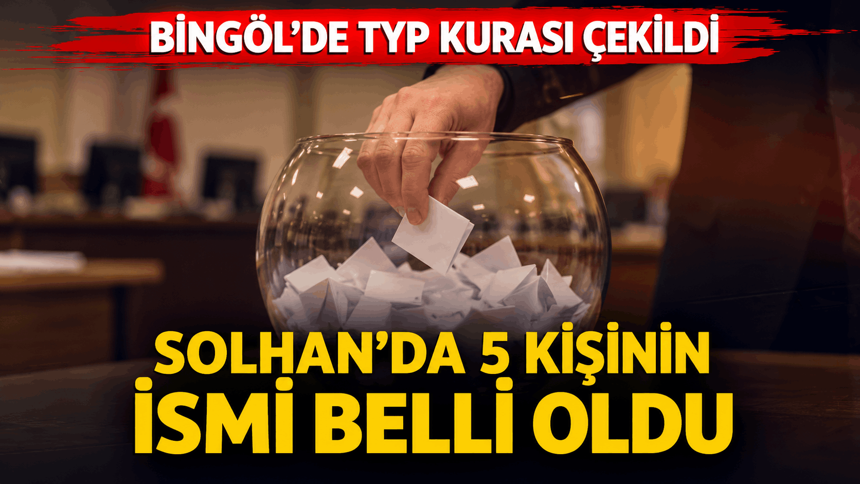 Solhan’da İŞKUR Kurası Çekildi: 5 Kişinin İsmi Belli Oldu