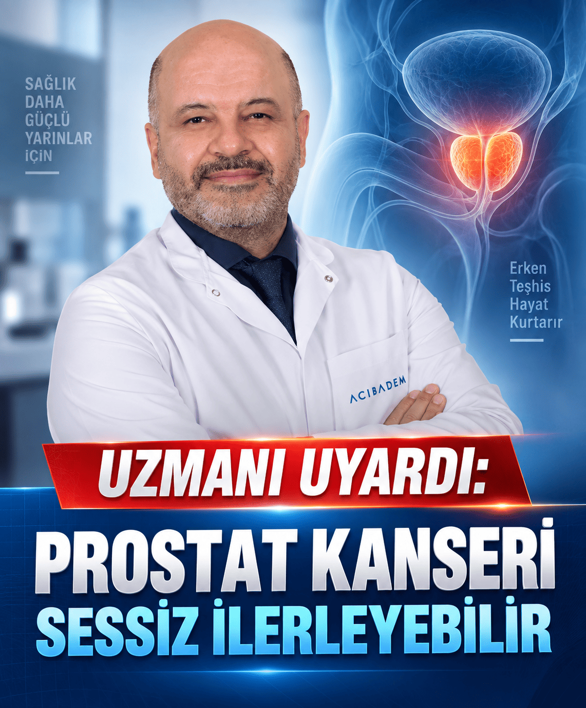 Uzmanı Uyardı: Prostat Kanseri Sessiz İlerleyebilir