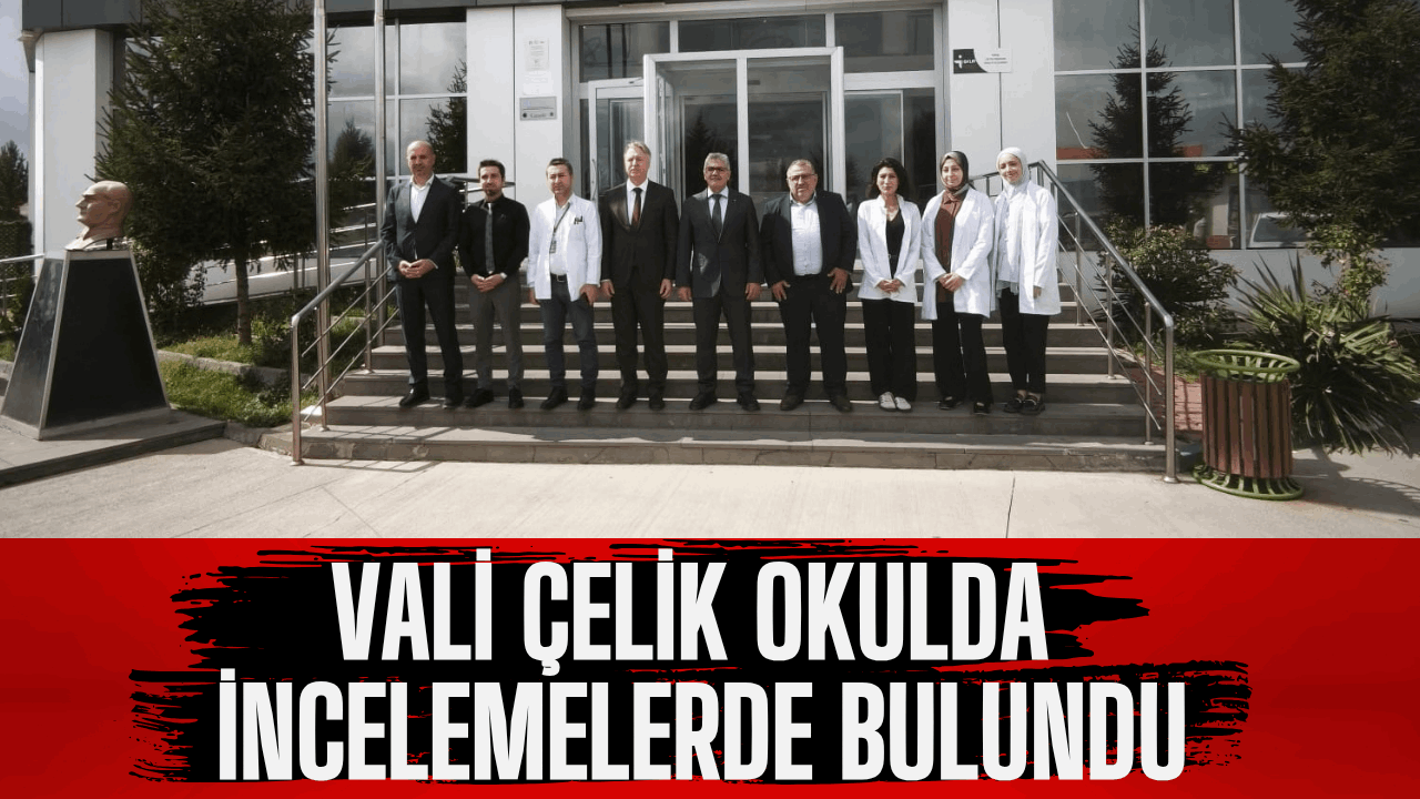 Vali Çelik Okulda İncelemelerde Bulundu