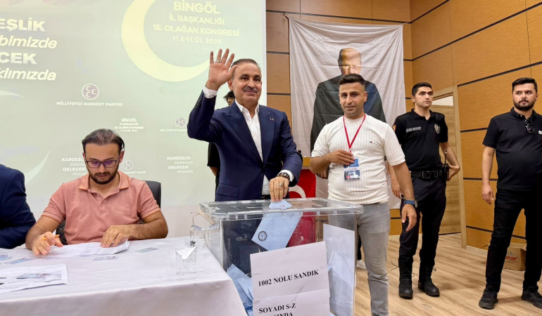 MHP Bingöl İl Başkanı Emin Varan güven tazeledi