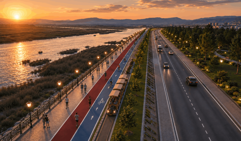Genç’te Murat Nehri kıyısı için büyük proje başladı
