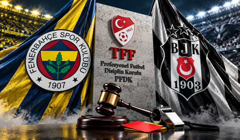 Derbi Sonrası Fenerbahçe ve Beşiktaş PFDK’ya Sevk Edildi