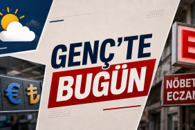 genç'te bugün