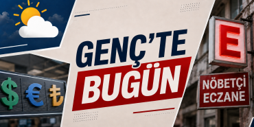 genç'te bugün
