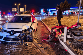 Bingöl’de Otomobil ve Motosiklet Çarpıştı