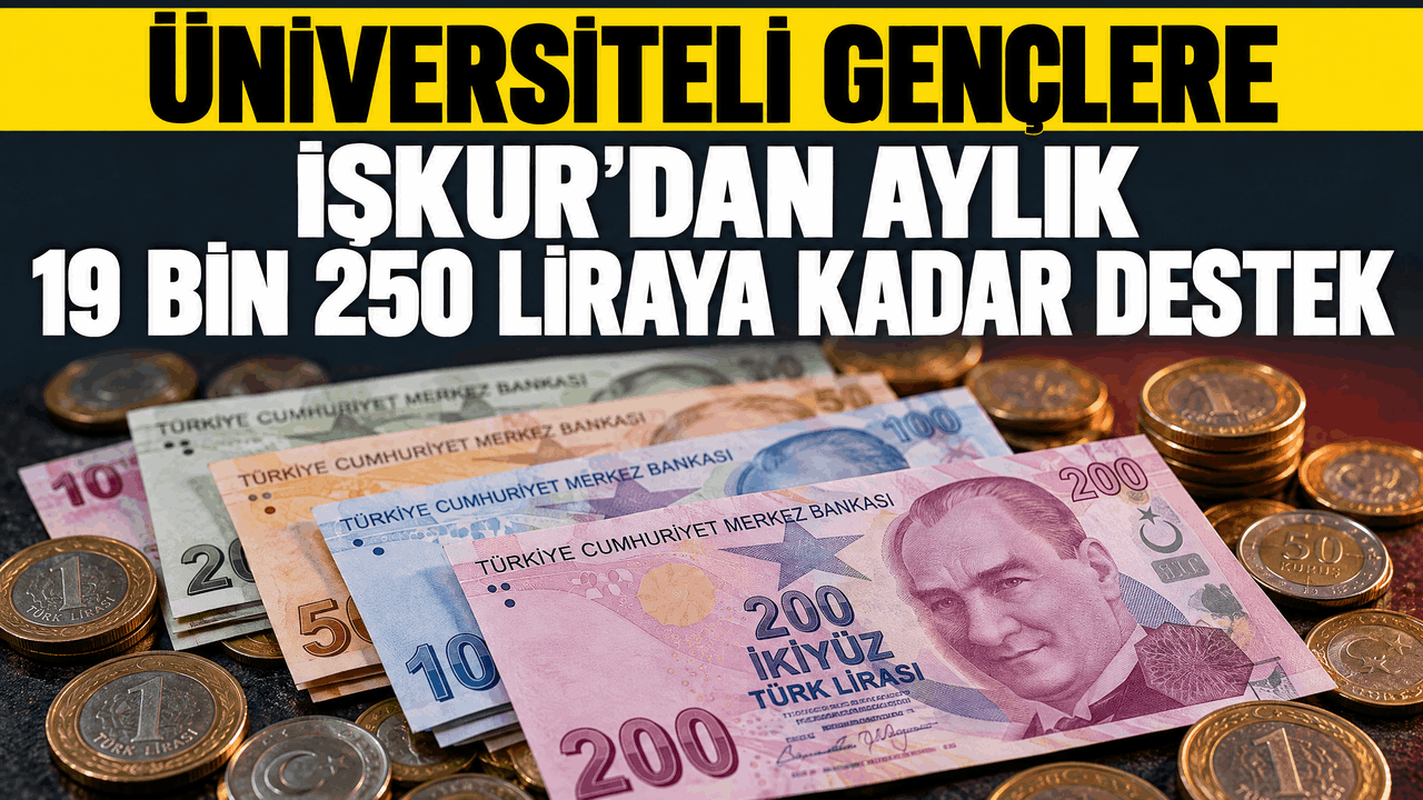 Üniversiteli Gençlere İŞKUR’dan Aylık 19 Bin 250 Liraya Kadar Destek