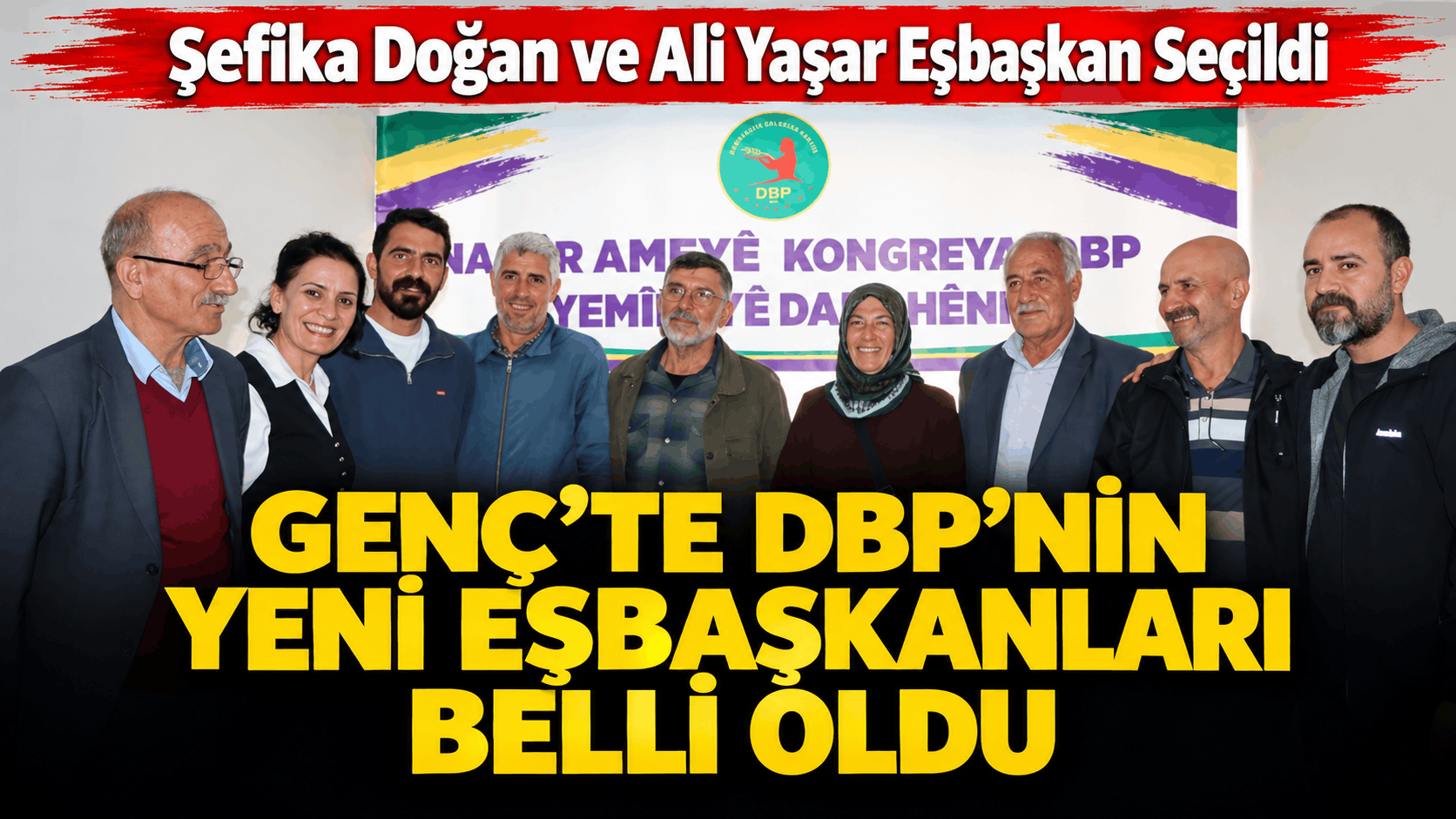 DBP Genç kongresinde yeni eşbaşkanlar seçildi