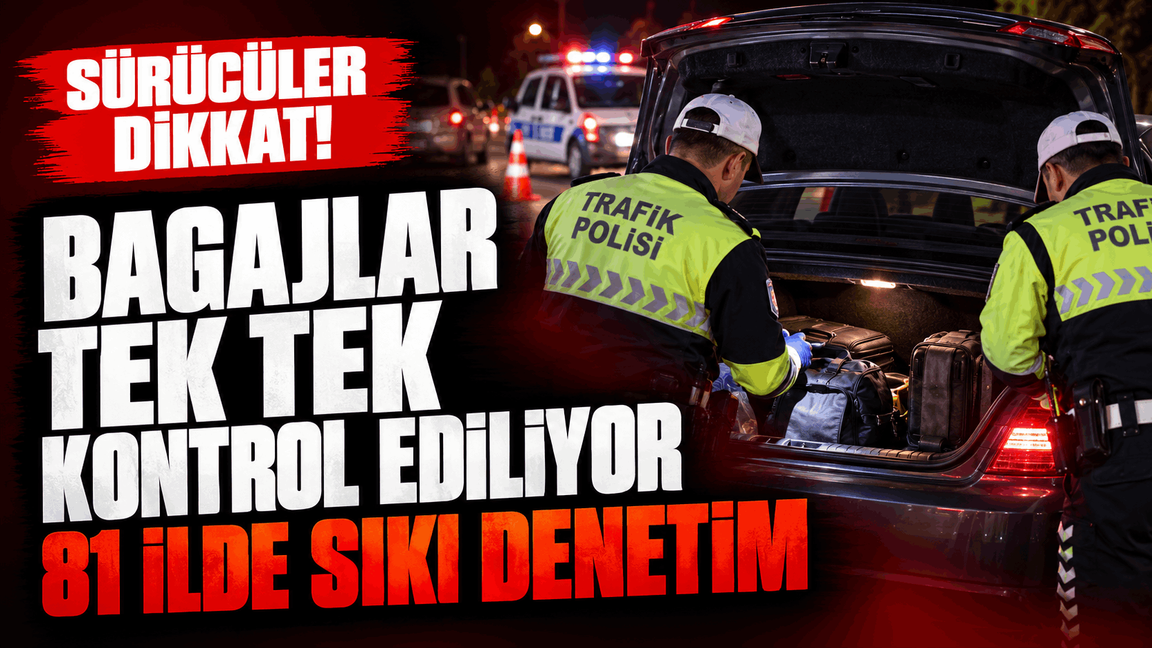81 İlde Sıkı Denetim