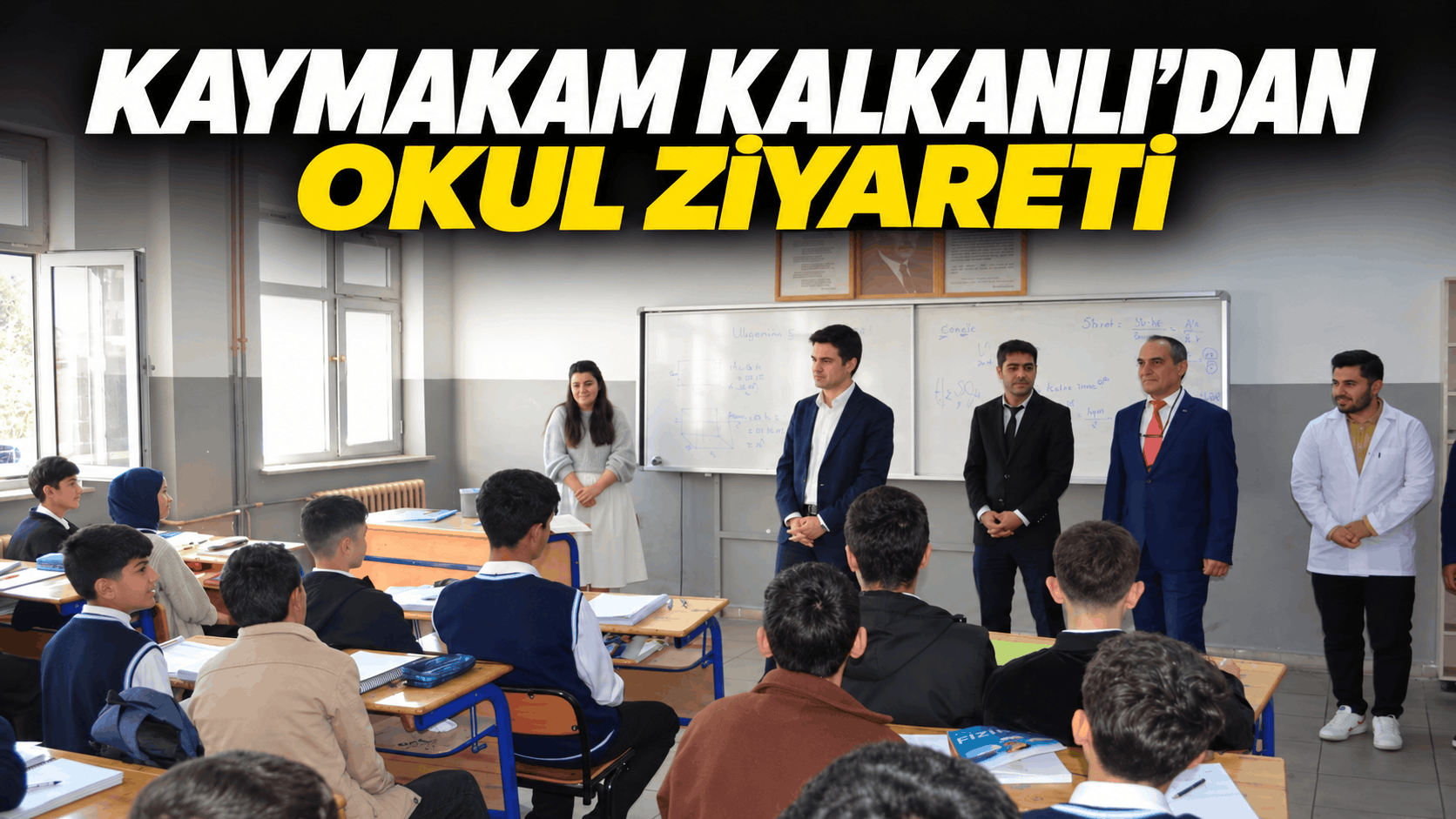 Kaymakam Kalkanlı’dan Okul Ziyareti